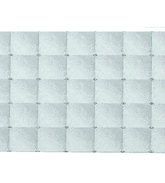 White & Silver Diamant Tablecloth 120"L x 60"W
